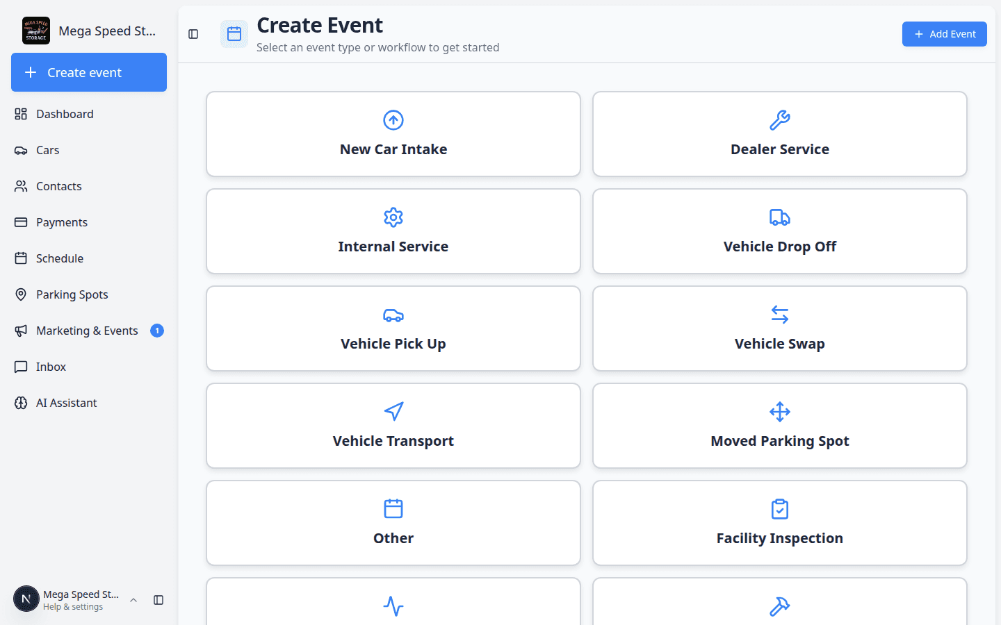 Dashboard sidebar with AI Assistant listed below Inbox