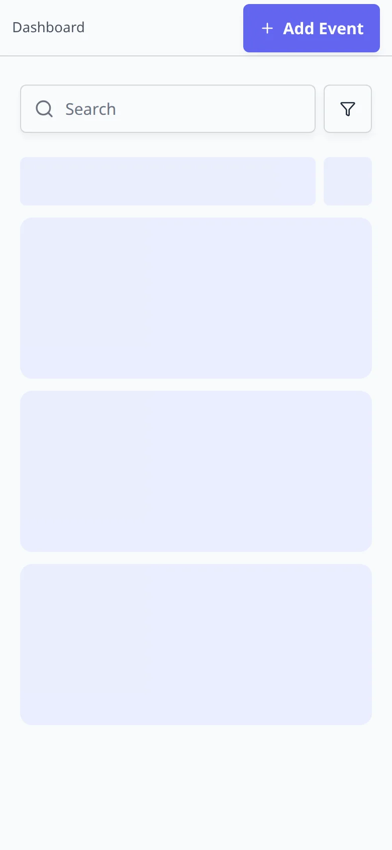 Phone dashboard showing the bottom navigation bar with Home, Scan, New, and Menu icons